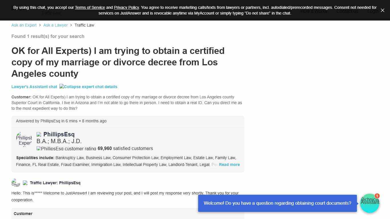 How to Get LA County Marriage/Divorce Decree Online?