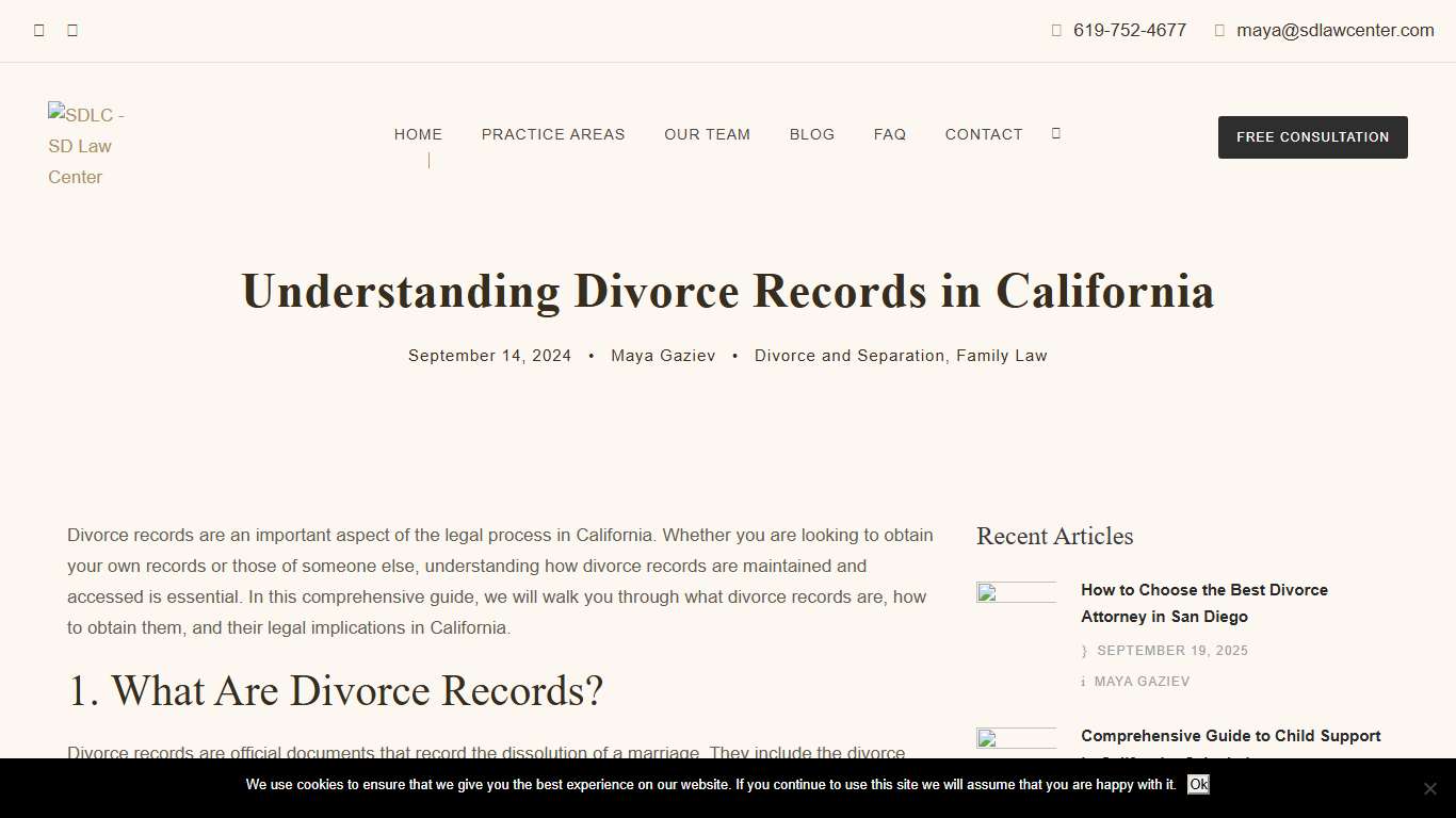 How to Access Divorce Records in California: A Complete Guide SD Law Center