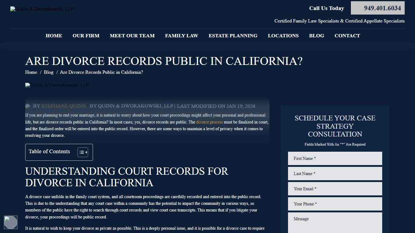 Are Divorce Records Public in California? 2026
